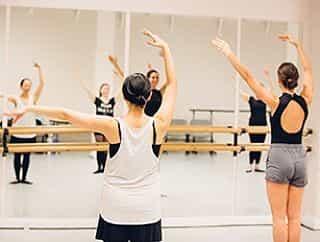 Ballet dancing at City Academy