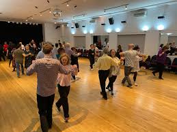 Ballroom class at city lab in Putney
